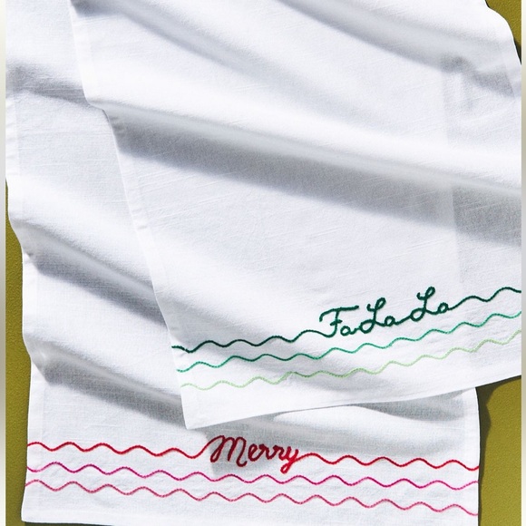 Festive Hand Towels set of 2 - Picture 2 of 7